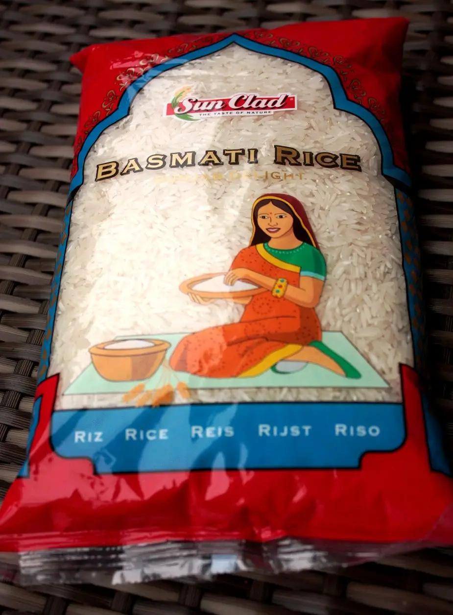 Basmati-Reis als Beilage zum Chicken Tikka Masala