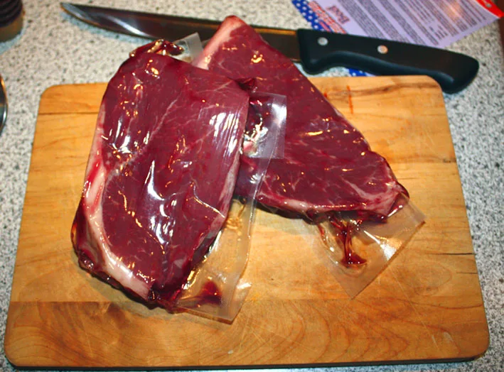 Originalfoto von Norman: Beefsteak roh