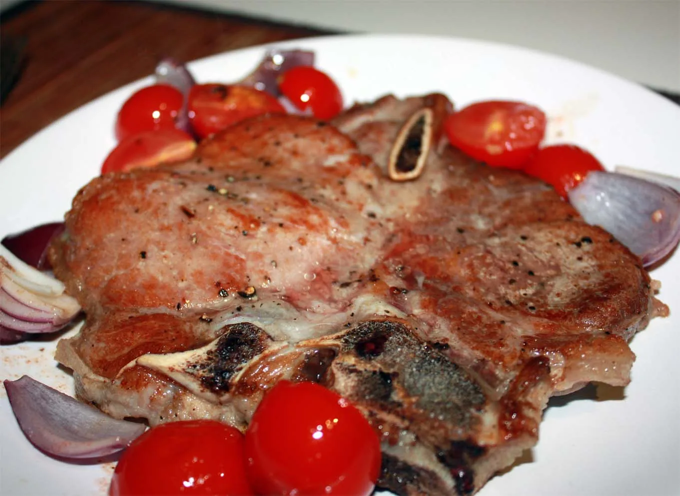 Originalfoto von Norman: fertiges T-Bone-Steak